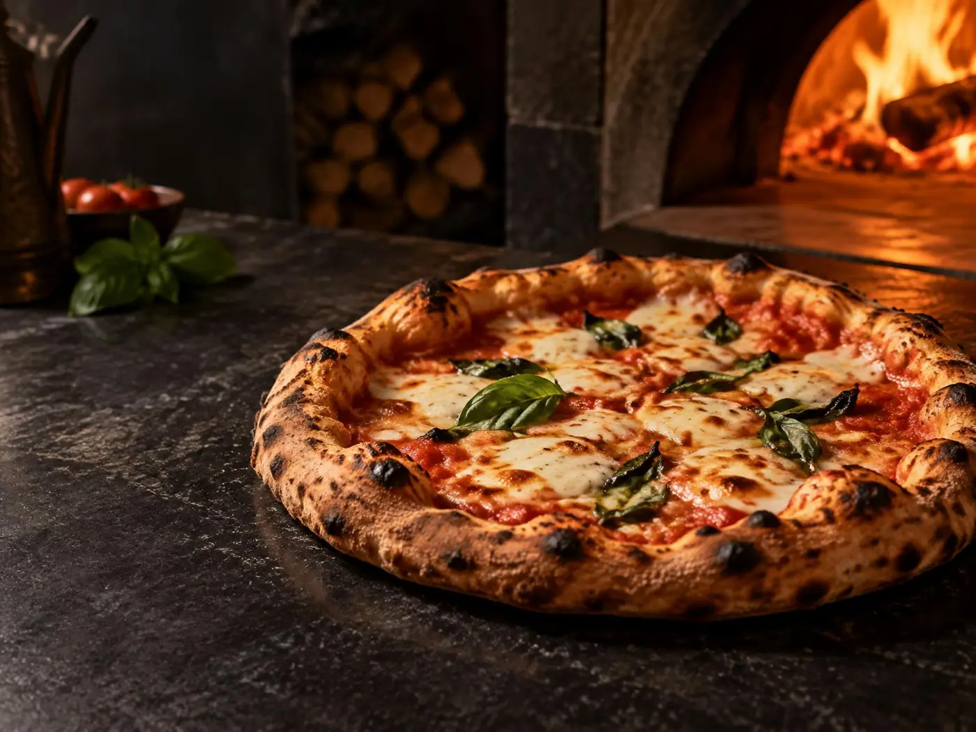 Pizza artesanal servida à la carte